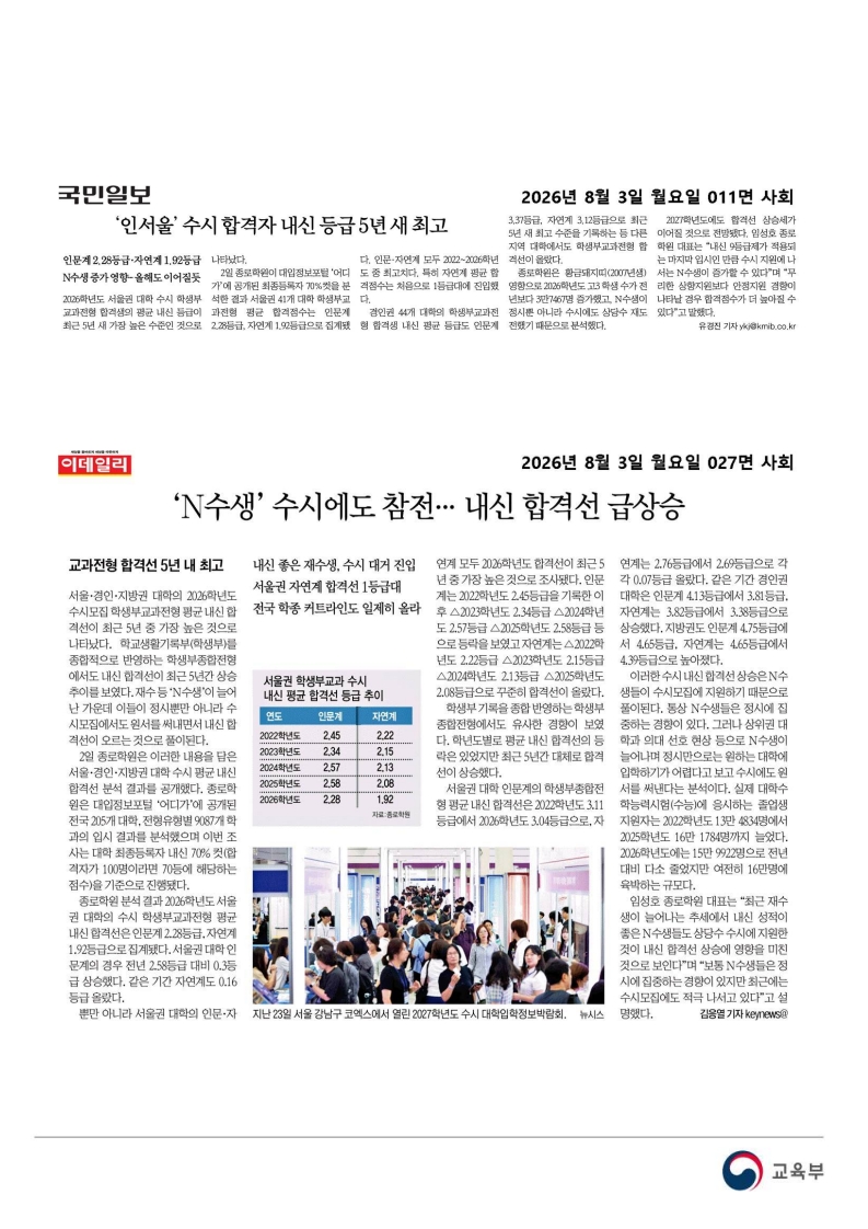 [2026. 8. 3] 주요언론사 교육기사 스크랩_35