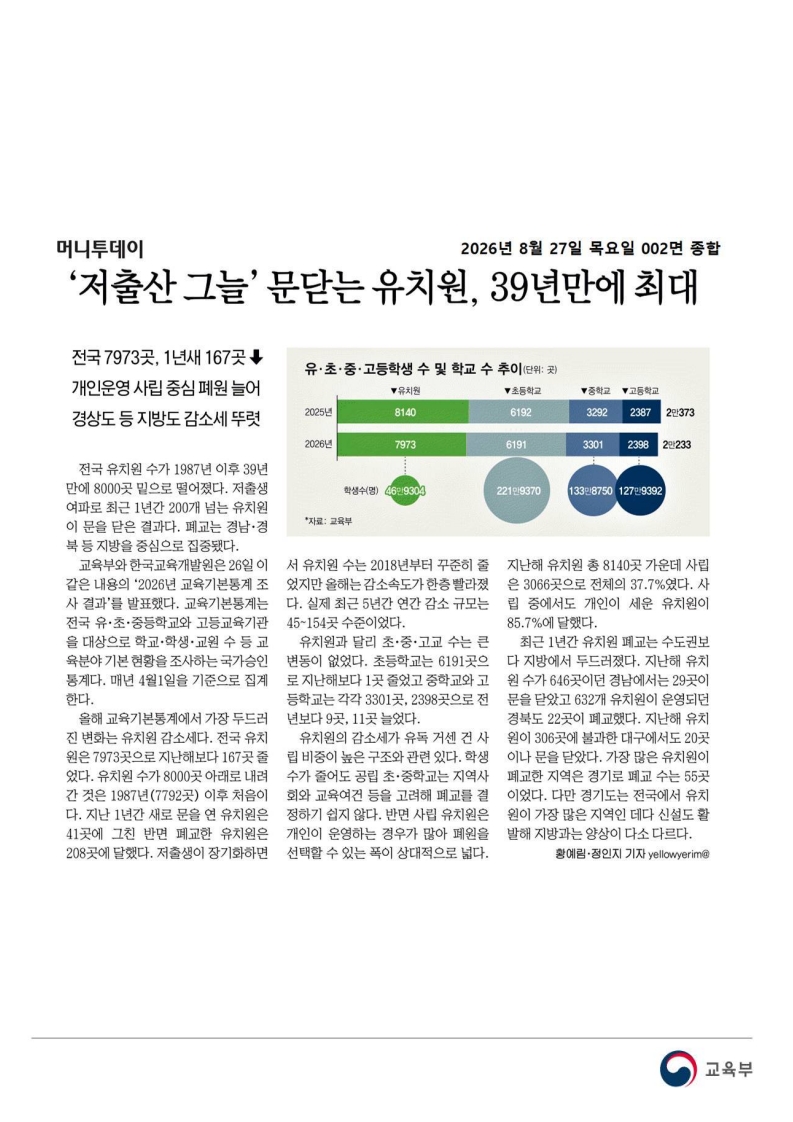 [2026. 8. 27] 주요언론사 교육기사 스크랩_70