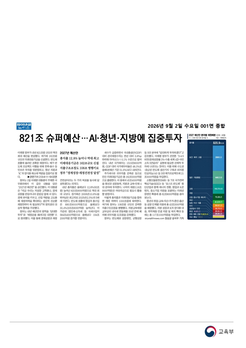 [2026. 9. 2] 주요언론사 교육기사 스크랩_79