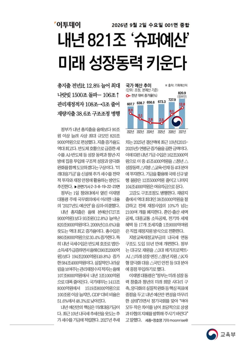 [2026. 9. 2] 주요언론사 교육기사 스크랩_83