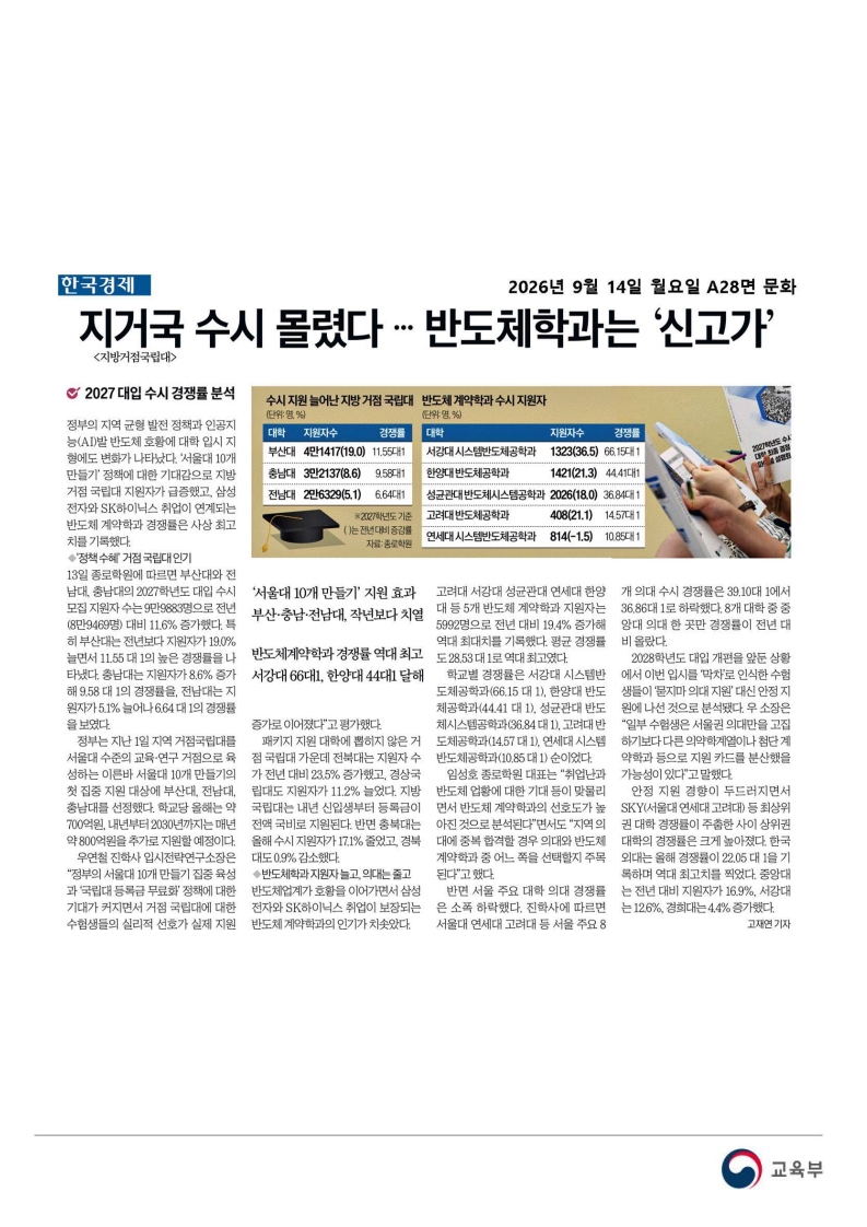 [2026. 9. 14] 주요언론사 교육기사 스크랩_37